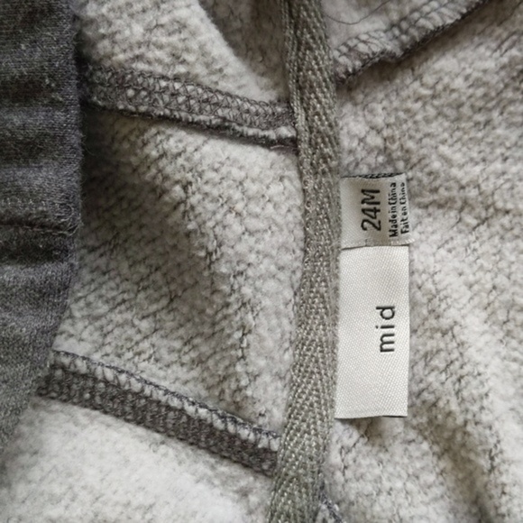 mid comfy zip-up hoodie sweatshirt 24 months baby boy - Picture 5 of 10